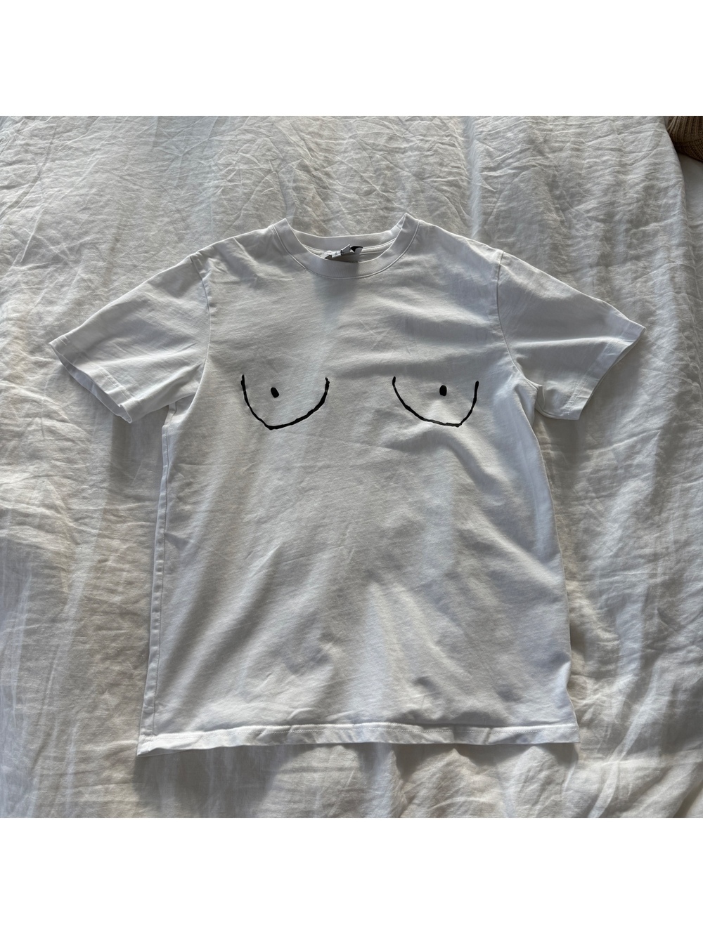 EUC Never Fully Dressed Boob Tee - Picture 2 of 2